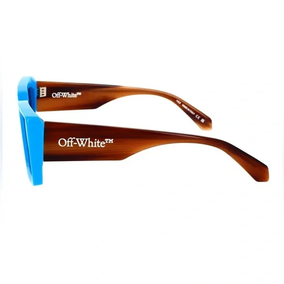 Off-White Savannah Sunglasses in Blue/Brown - Picture 2 of 4